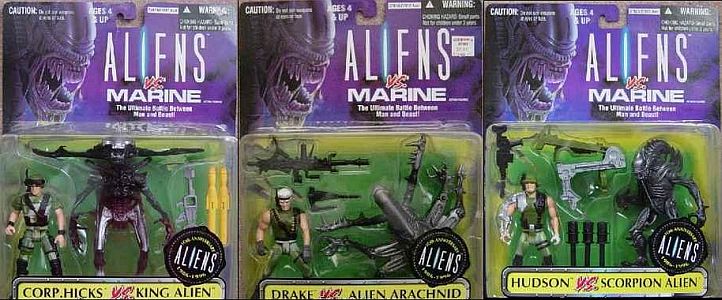 Corp. Hicks vs. King Alien 2-Pack from Aliens vs. Marine – Action Figures  and Collectible Toys